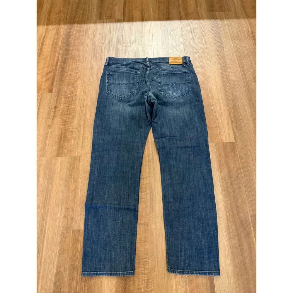Lucky Brand 121 Slim Mens 36x32 Blue Dark Wash Denim Jeans 7MP1876